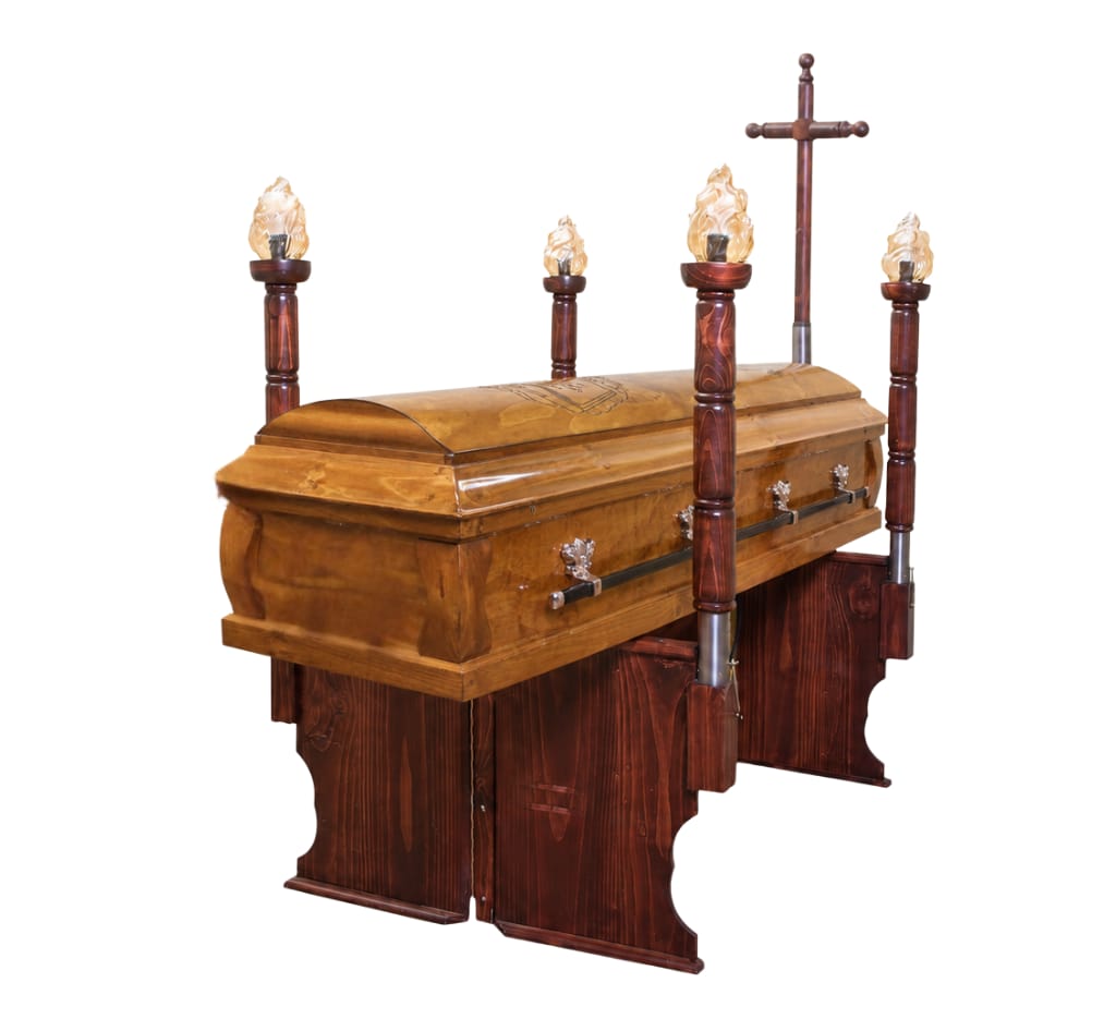 Urna Mackeler en Madera Terciada