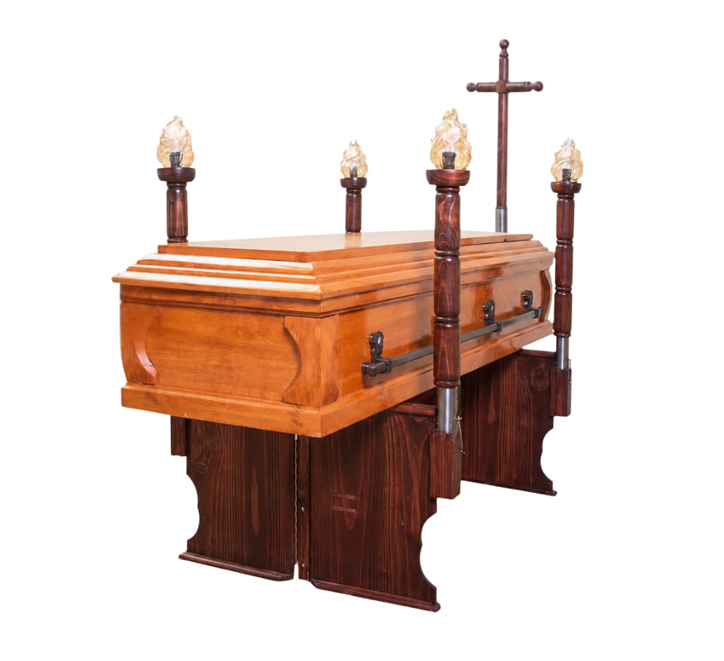 Urna Recta en Madera Terciada