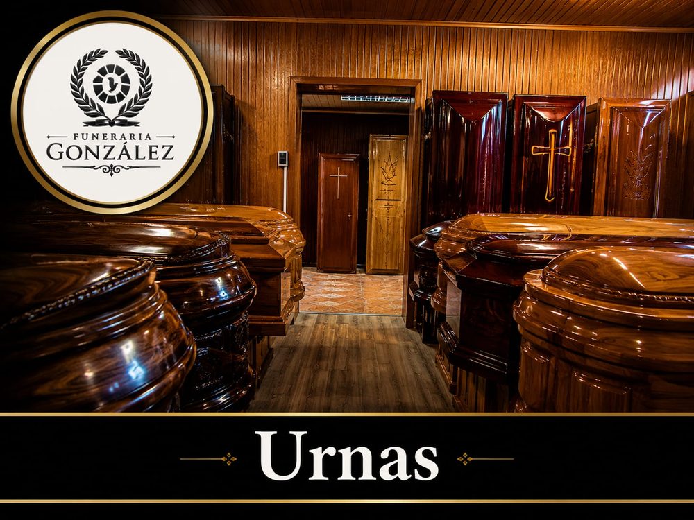 Catálogo de urnas y cofres de Funeraria González